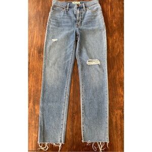 Madewell The Perfect Vintage Jean High Waist Size 26 Light Wash